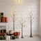 3ft. 5ft. 6ft. Artificial Brown Birch Trees with Warm White LED Lights - Set of 3